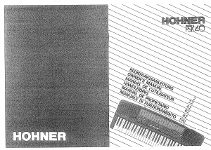 Manual de uso Hohner PSK 40 Teclado digital