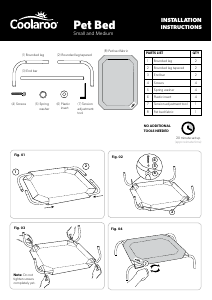 Manual Coolaroo Small Pet Bed