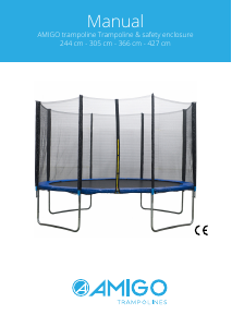 Handleiding Amigo 427cm Trampoline