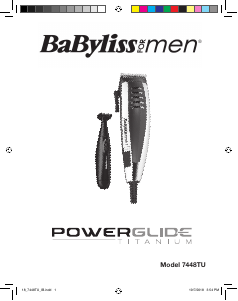 Manual BaByliss 7448TU PowerGlide Titanium Hair Clipper