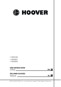 Manuál Hoover HON201X Trouba