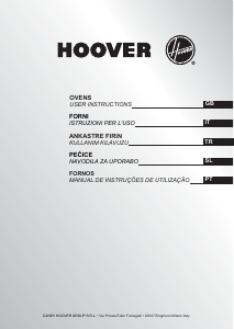 Manual Hoover HOA 2 VX Oven