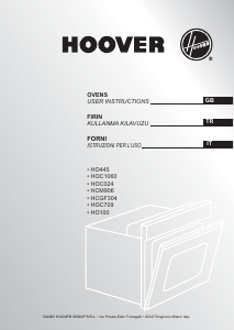 Handleiding Hoover HOC709/6BX Oven