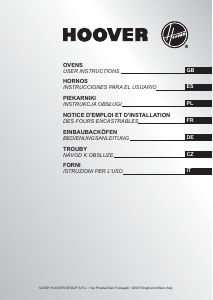 Bedienungsanleitung Hoover HOF75RVX Backofen