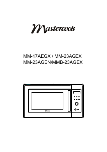 Manual de uso Mastercook MMB-23AGEX Microondas