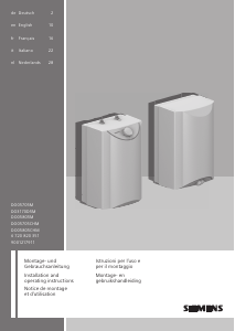 Manual Siemens DO05705CHM Boiler