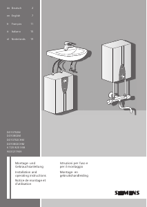 Manual Siemens DO10802CHM Boiler