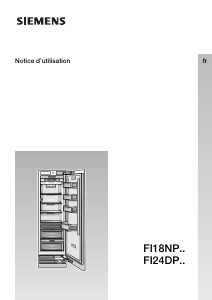 Mode d’emploi Siemens FI18NP30 Congélateur