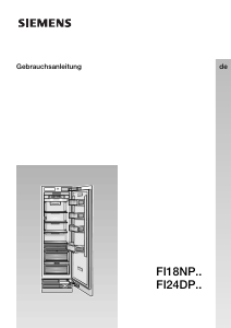 Bedienungsanleitung Siemens FI24NP30 Gefrierschrank