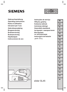 Kullanım kılavuzu Siemens TS45EXTREM Ütü