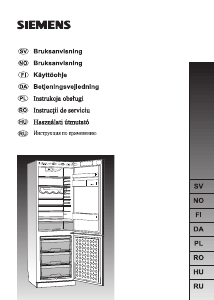 Bruksanvisning Siemens KG36P320 Kjøle-fryseskap