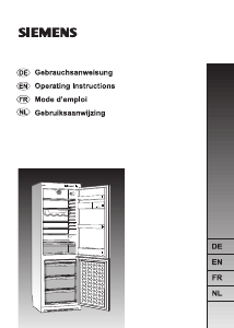 Handleiding Siemens KG33V320FF Koel-vries combinatie