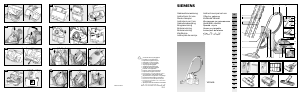 Bruksanvisning Siemens VS55A81 Dammsugare