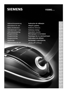 Manual Siemens VS08G2510 Aspirator