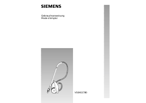 Mode d’emploi Siemens VS04G1780 Aspirateur