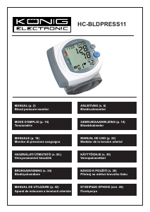 Bedienungsanleitung König HC-BLDPRESS11 Blutdruckmessgerät
