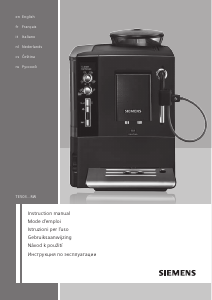 Manuale Siemens TE503211RW Macchina per espresso