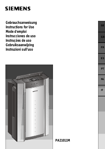 Manual de uso Siemens PA21011M Aire acondicionado