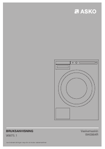 Bruksanvisning Asko W40964R.W Vaskemaskin