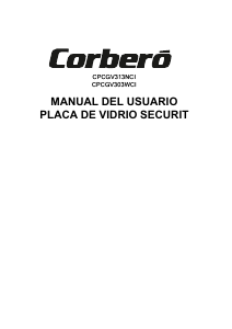 Manual de uso Corberó CPCGV303WCI Placa