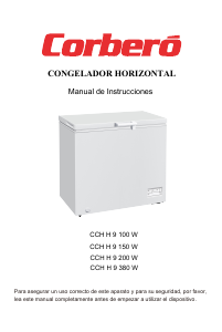 Manual Corberó CCHH9380W Freezer