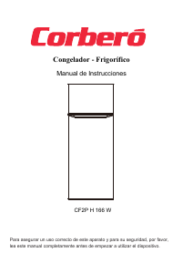 Handleiding Corberó CF2PH166W Koel-vries combinatie