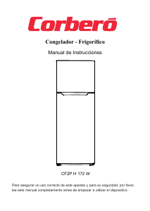 Manual de uso Corberó CF2PH172W Frigorífico combinado