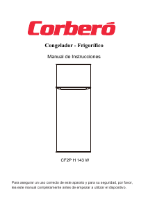 Handleiding Corberó CF2PH143W Koel-vries combinatie