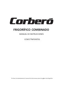 Handleiding Corberó CCM177NFEINTEG Koel-vries combinatie
