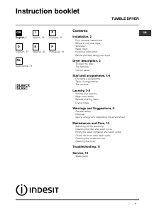 Manual de uso Indesit ISL 66 CX (EX) Secadora