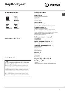 Bruksanvisning Indesit IDPE G45X A1 ECO(EU) Tørketrommel