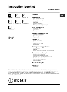 Manual de uso Indesit ISL 65 C (EX) Secadora