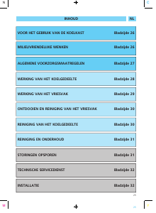 Handleiding Whirlpool ARZ 925/H/YELLOW Koelkast