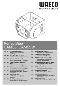 Instrukcja Waeco PerfectView CAM55W Kamera cofania