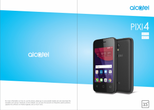 Handleiding Alcatel 4017D Pixi 4 Mobiele telefoon