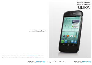 Handleiding Alcatel One Touch 997D Ultra Mobiele telefoon
