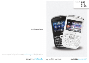 Handleiding Alcatel One Touch 819 Mobiele telefoon
