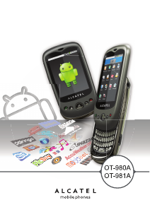 Handleiding Alcatel One Touch 981A Mobiele telefoon