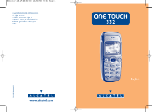 Manual Alcatel One Touch 332 Mobile Phone