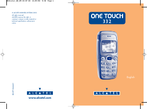 Bruksanvisning Alcatel One Touch 332 Mobiltelefon