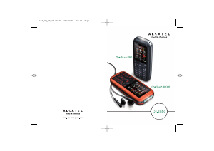 Handleiding Alcatel One Touch I650 Sport Mobiele telefoon