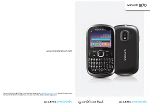 Bruksanvisning Alcatel One Touch 870 Mobiltelefon