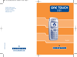 Manual Alcatel One Touch 331 Mobile Phone