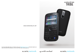 Handleiding Alcatel One Touch 838 Tribe Mobiele telefoon