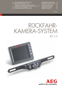 Manual AEG RV 3.5 Reversing Camera