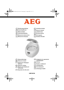 Manuál AEG USR 5516 Ultrazvukový čistič