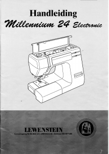 Handleiding Lewenstein Millennium 24 Electronic Naaimachine