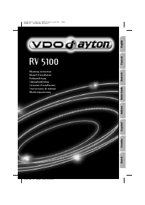 Handleiding VDO Dayton RV 5100 Achteruitrijcamera