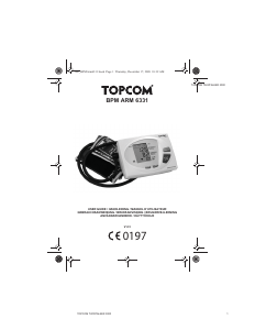 Manual Topcom BPM ARM 6331 Blood Pressure Monitor