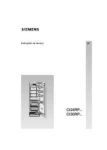 Manual Siemens CI24RP00 Frigorífico